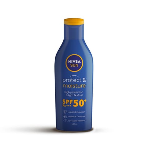 Nivea Men & Women Sun Protect And Moisture Spf 30 Advanced Sunscreen For Instant Protection For Normal Skin - 125ml