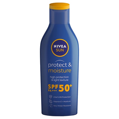 Nivea Men & Women Sun Protect And Moisture Spf 50 Advanced Sunscreen For Instant Protection For Normal Skin - 125ml