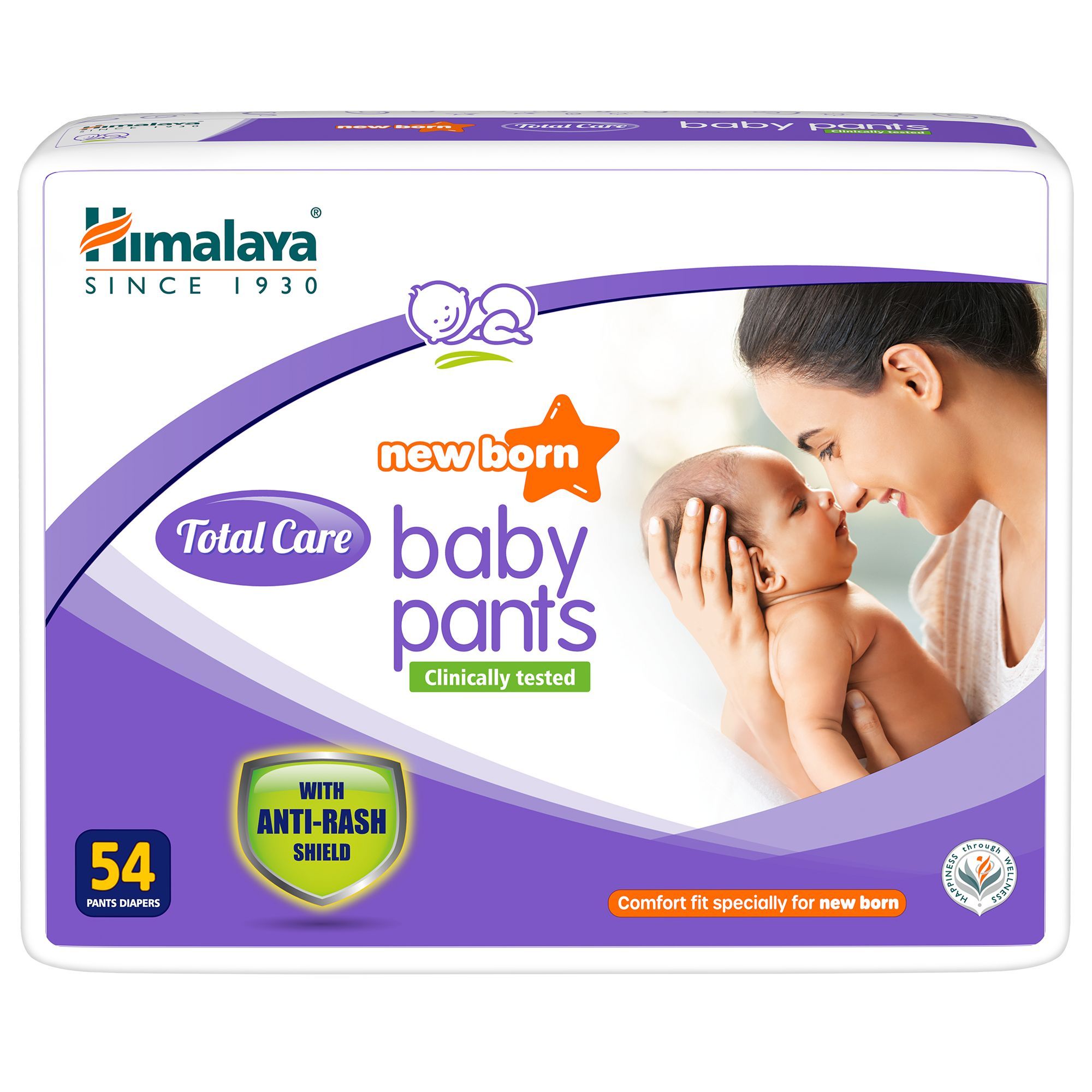 Himalaya Newborn Total Care Baby Pants-54'S