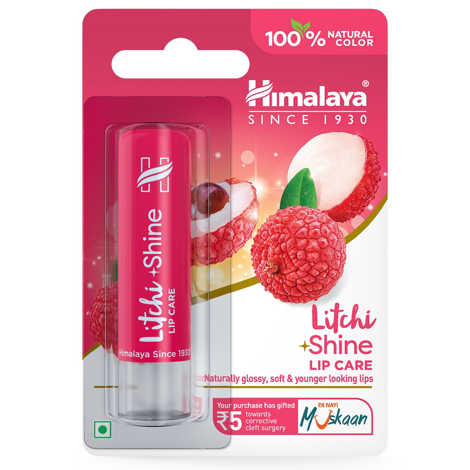 Himalaya Litchi Shine Lip Care-4.5G