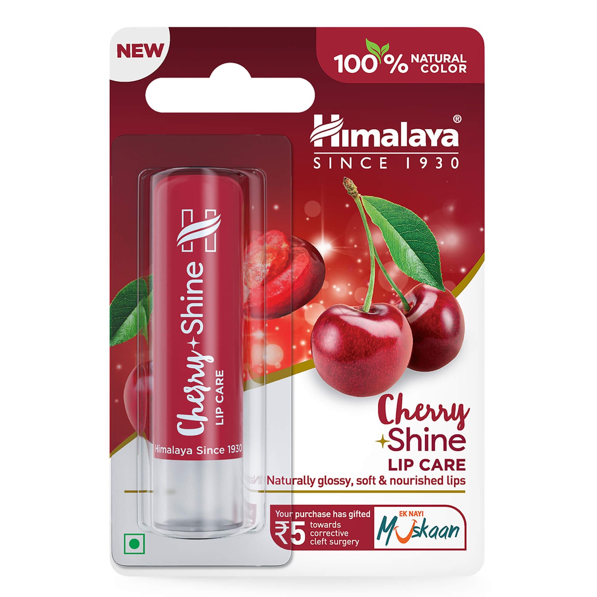 Himalaya Cherry Shine Lip Care-4.5 G