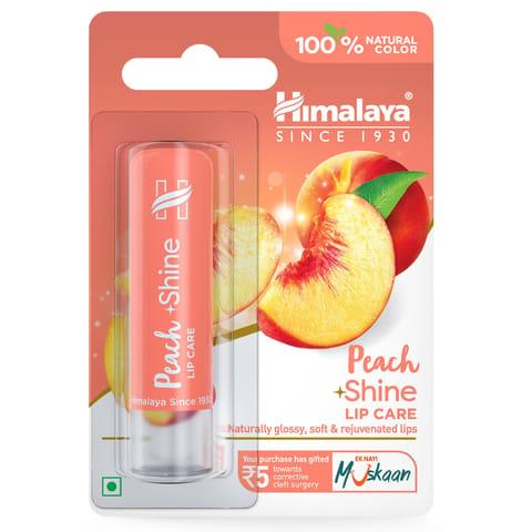 Himalaya Peach Shine Lip Care-4.5G