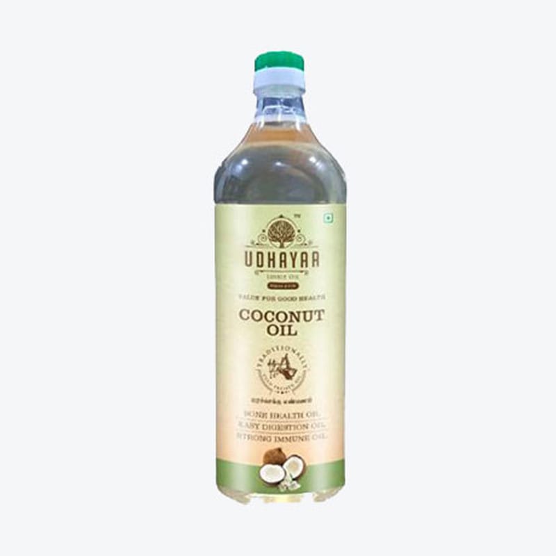 Udhayaa Cold Pressed Coconut Oil - 1Ltr