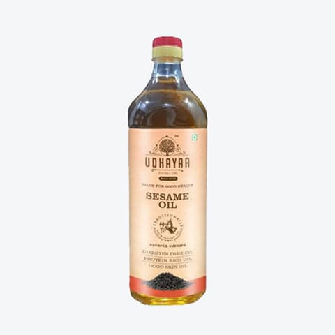 Udhayaa Cold Pressed Gingelly Oil - 1Ltr