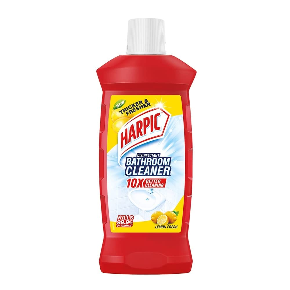 Harpic Disinfectant Bathroom Cleaner Liquid, Lemon 1 Ltr