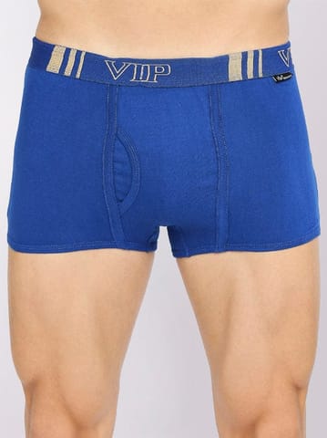 VIP Men'S Brando Cotton Plain Trunks, Colors & Prints May Vary