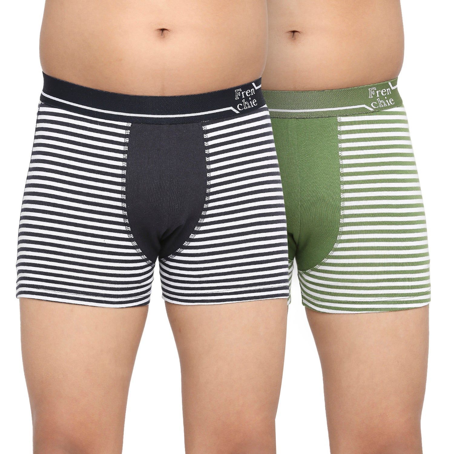 VIP U19 Teenagers Cotton Trunk Navy And Green - Pack Of 2