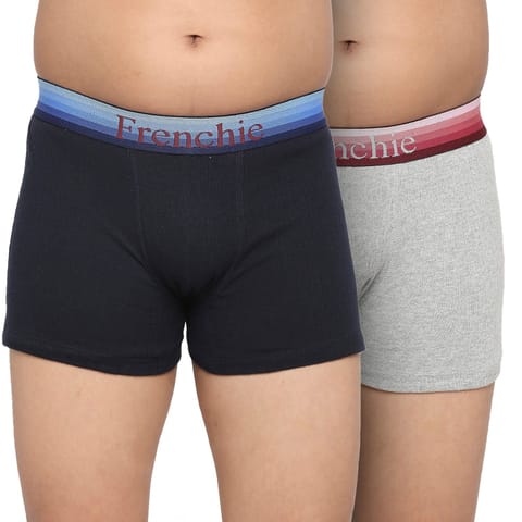 VIP U19 Teenagers Cotton Trunk Navy And Gray - Pack Of 2