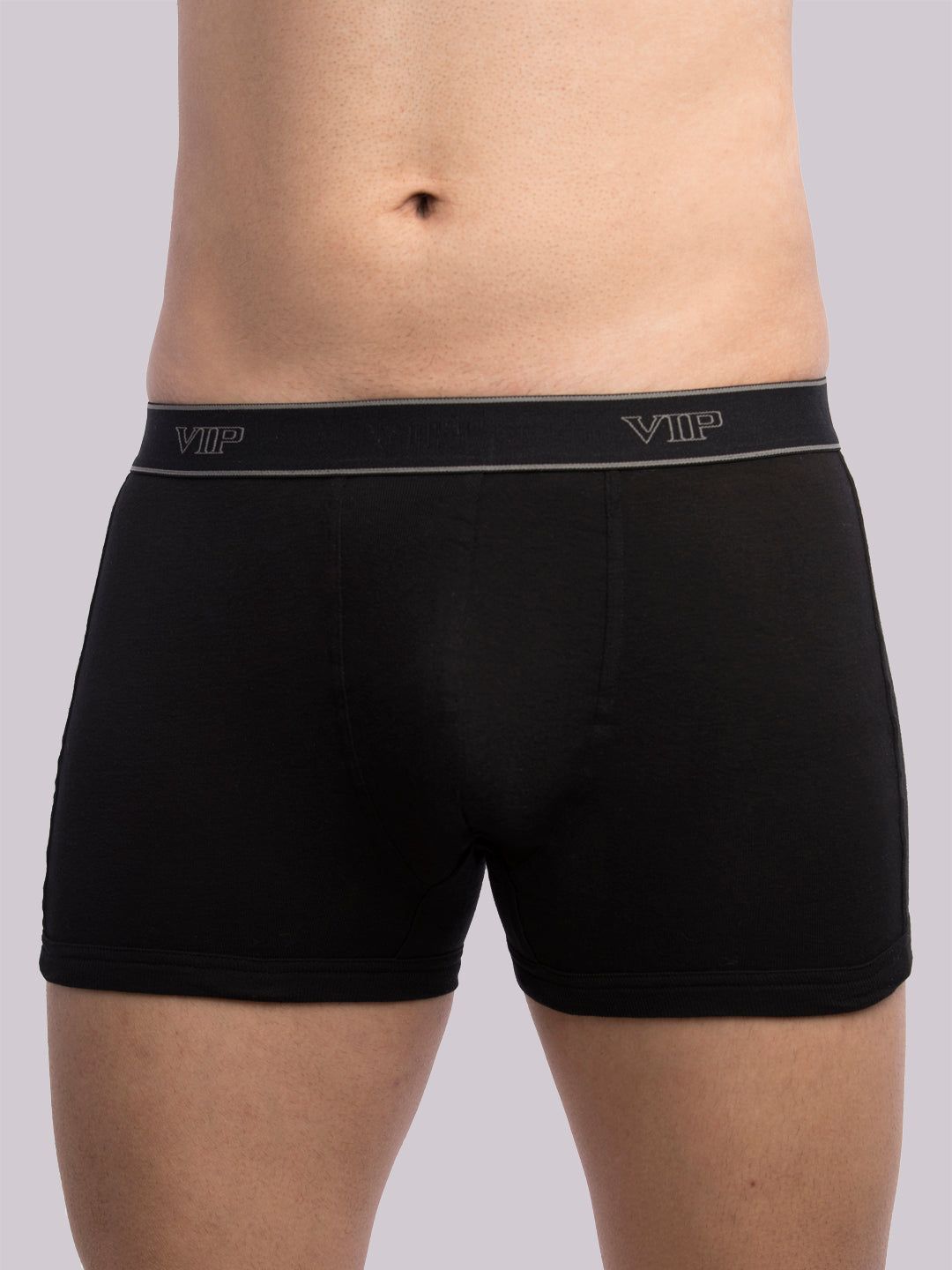 VIP Regal 1301 - Solid Cotton Rib Trunks For Men