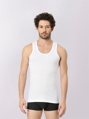 Frenchie Elite Round Neck Men'S Cotton Vest