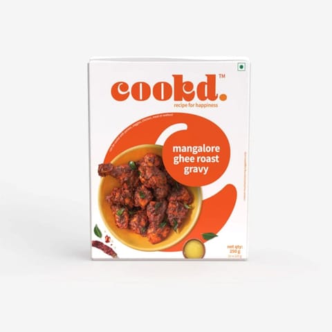 Cookd Manglore Ghee Roast Pack of 1 (Serves 6) - 250g