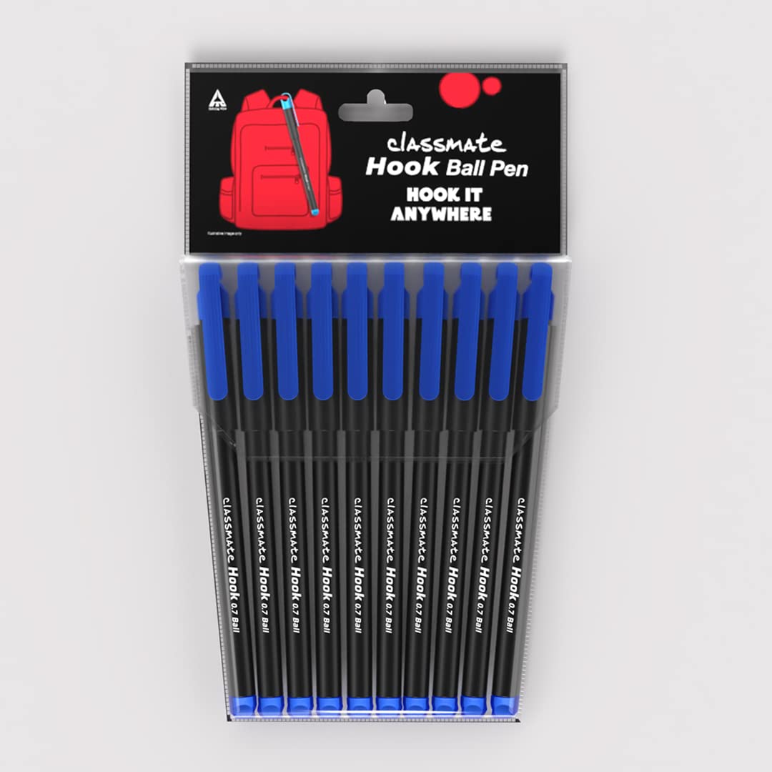 Classmate Hook-  Ball Pens Pack Of 10