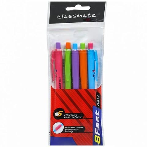 Classmate Bfast Blue Ball Pen Pack Of 5