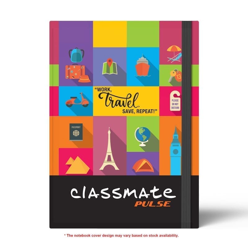 Classmate A5 Notebooks Flexi Bound Journals Unruled, , 176 Pages, 21cm x 14.8cm