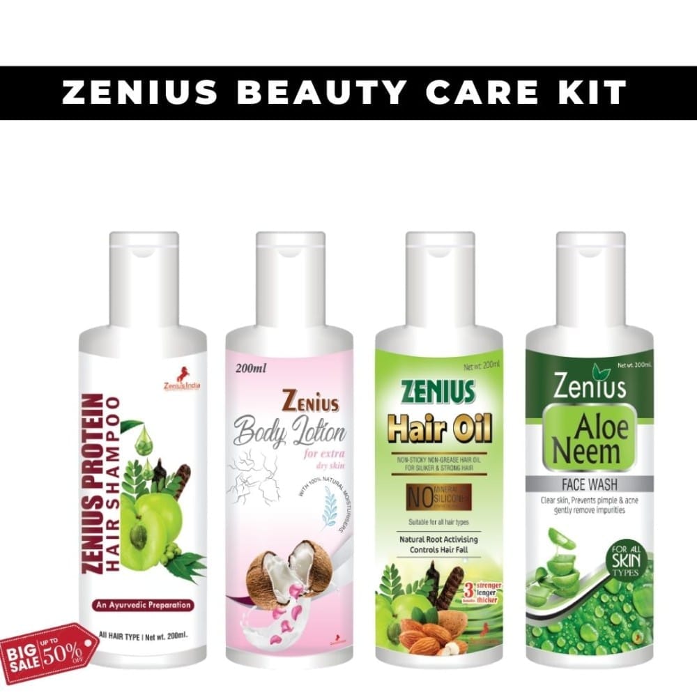 Zenius Beauty Care Kit for Brilliant Skin Advanced Moisturizing and Hydrating Kit