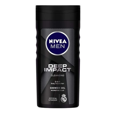 Nivea Men Deep Impact Shower Gel - 250ml