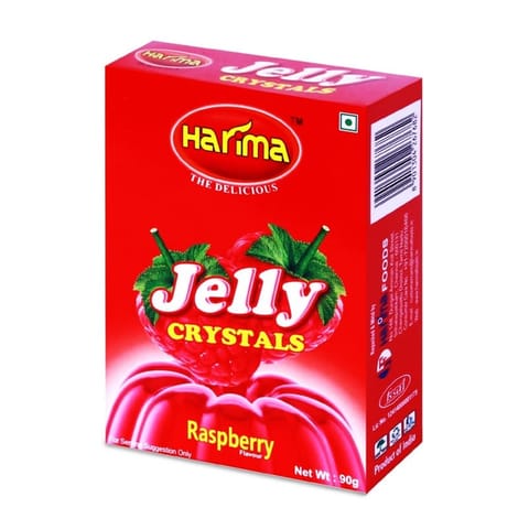 Harima Jelly Crystals Raspberry 90g