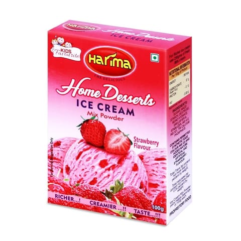 Harima Ice Cream Mix Strawberry 100g