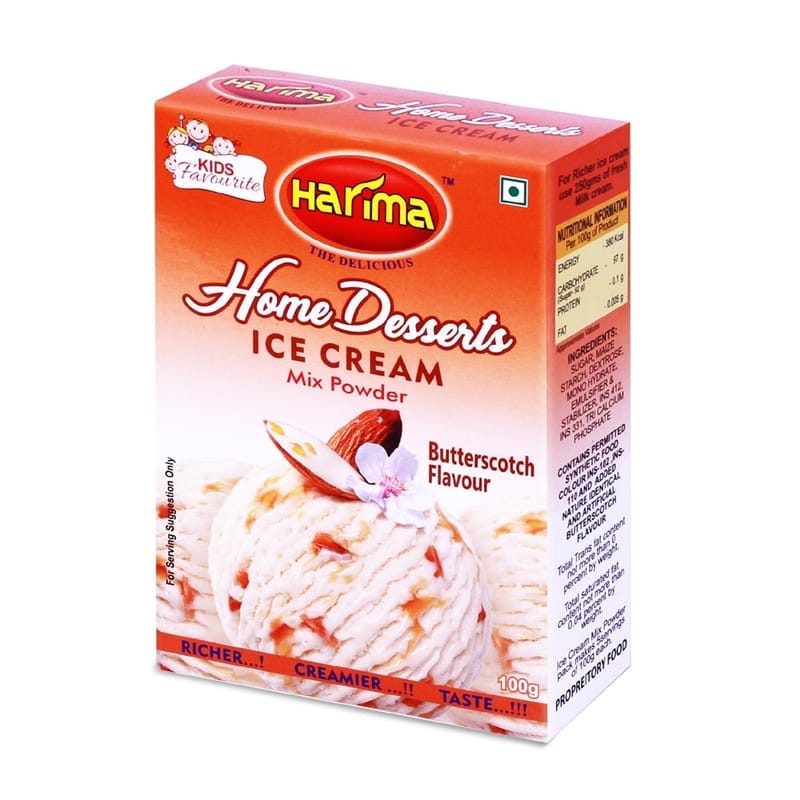 Harima Ice Cream Mix Butter Scotch 100g