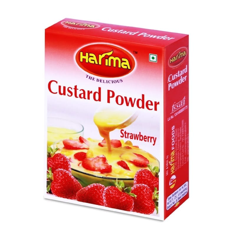 Harima Custard Powder Strawberry 100g