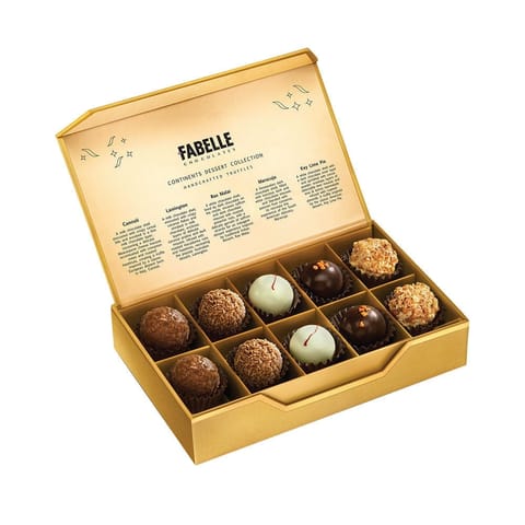 Fabelle Continents Dessert Collection Pack of 10 Truffles