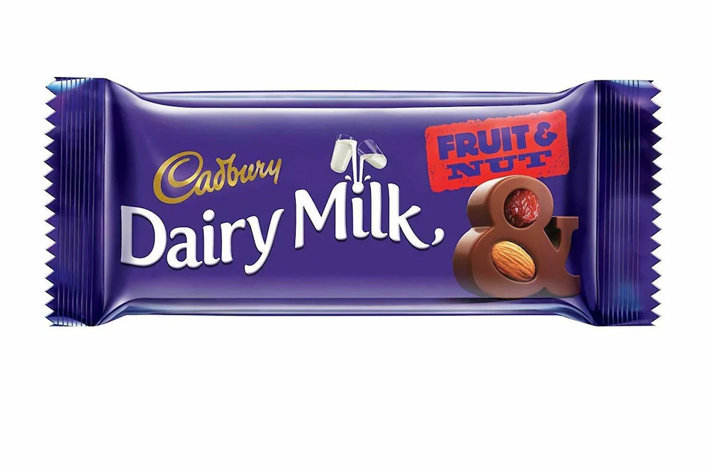 Cadbury Dairy Milk Fruit & Nut Chocolate Bar, 80g- Pack of 3