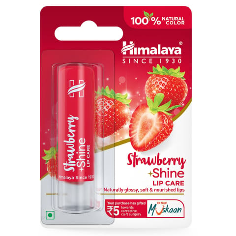 Himalaya Strawberry Shine Lip Care-4.5G