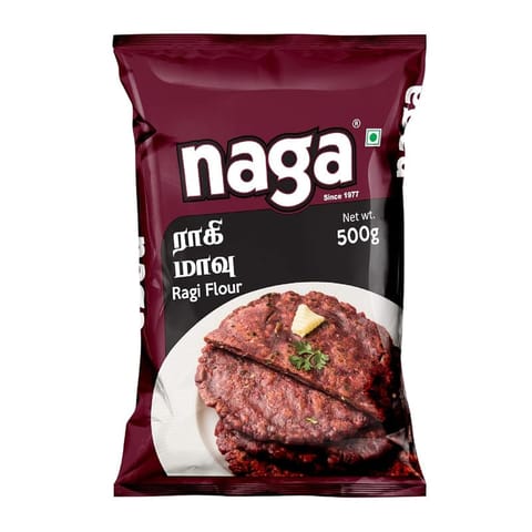 Naga Ragi Flour - Finger Millet, Rich In Calcium - 500g