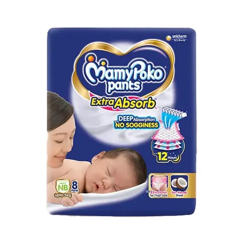 MamyPoko Extra Absorb for New Born 8Nos