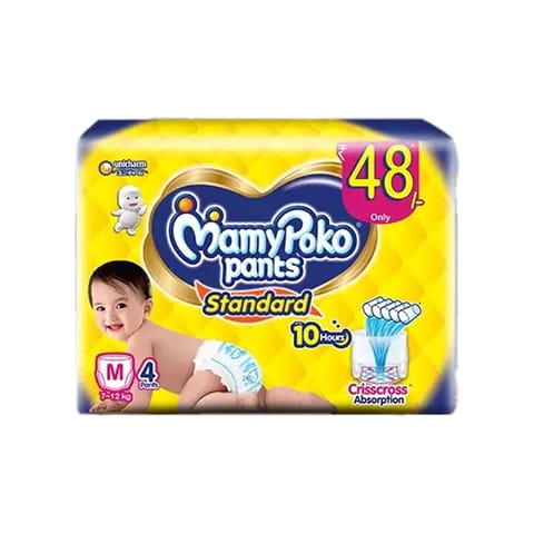 MamyPoko Pants Standard Diapers - M 4nos