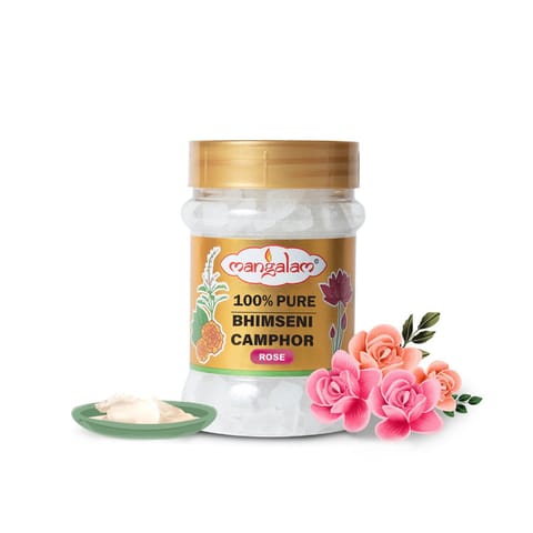 Mangalam Bhimseni Camphor Rose Jar