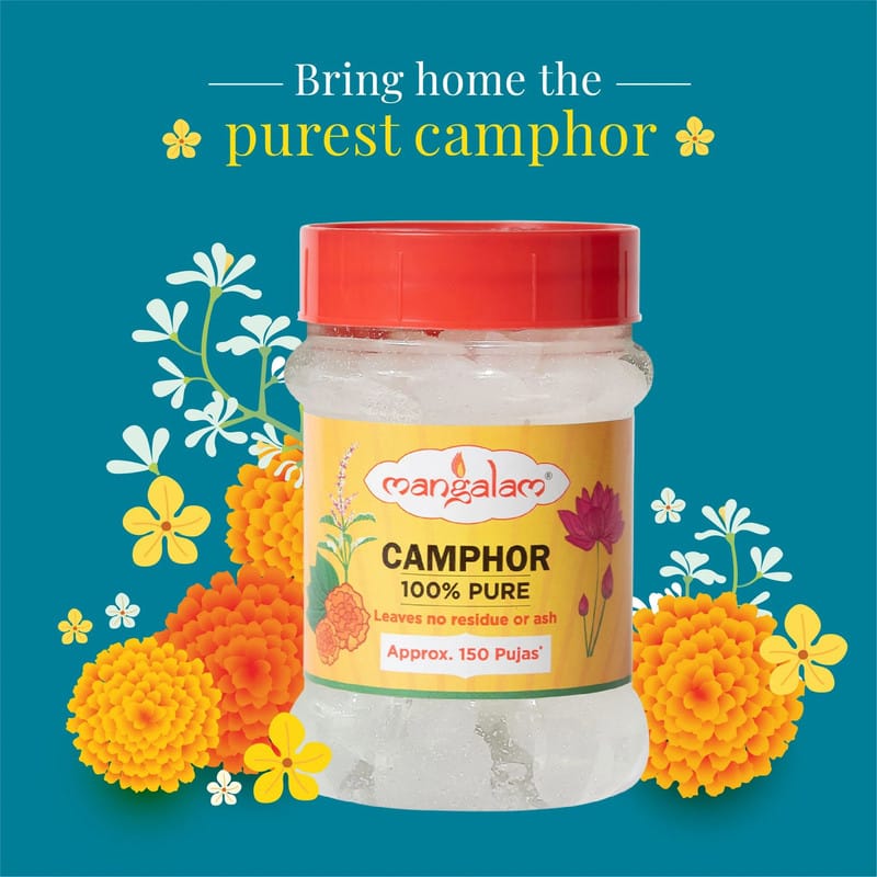 Mangalam Camphor Capsual Pods 0.8g Jar