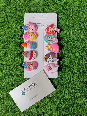 Kids Alligator Clips Compo Mermaid Theme