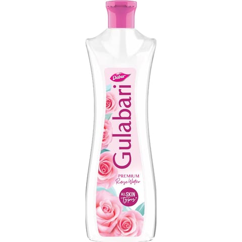 Dabur Gulabari Premium Rose Water with No Paraben for Cleansing and Toning, 250ml