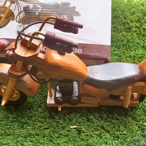 Royal Enfield Bike Showpieces Wooden Toy