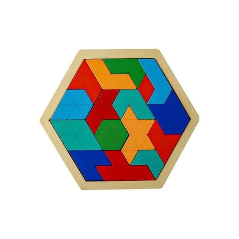 Hexagon Rangoli Puzzle