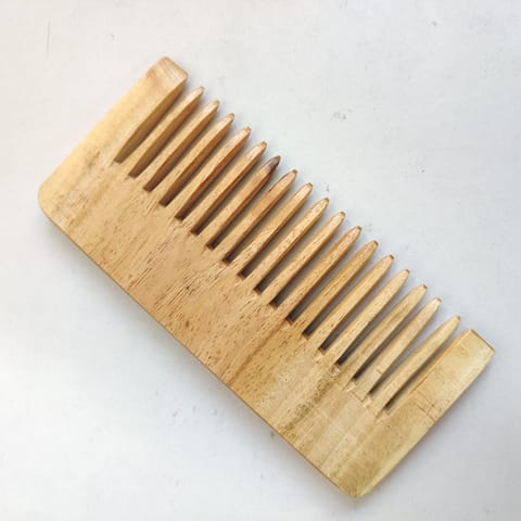 Neem Wooden Comb  Detangle wide Toothed comb