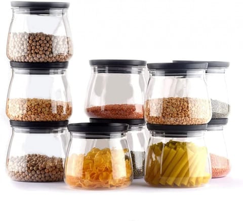 Handi Shape Kitchen Storage Plastic Container (1 Pc)(900Ml)