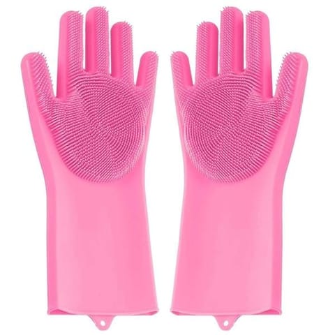 Silicon Kitchen Dish Scrubber Glove