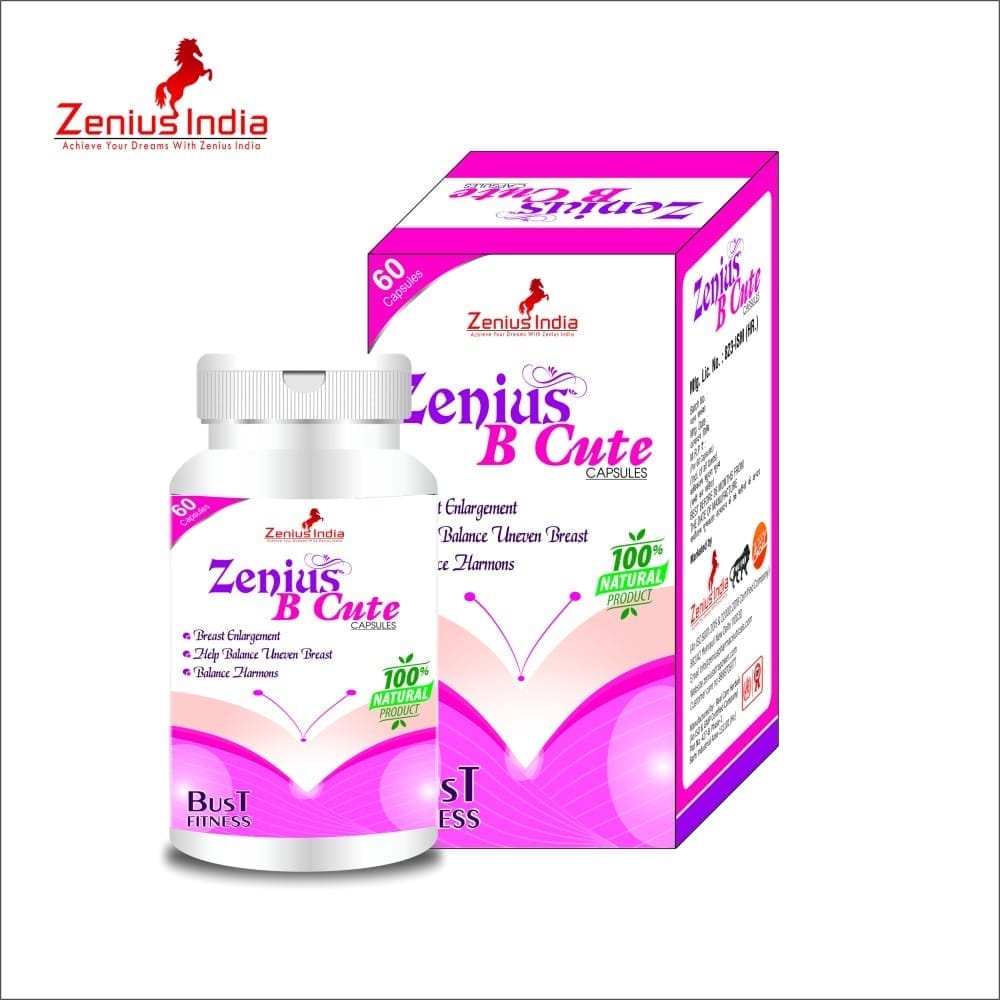 Zenius B Cute Capsule | Breast Reduction Capsule | Breast Tightening Medicine | Breast Reduce Medicine (60 Capsules)