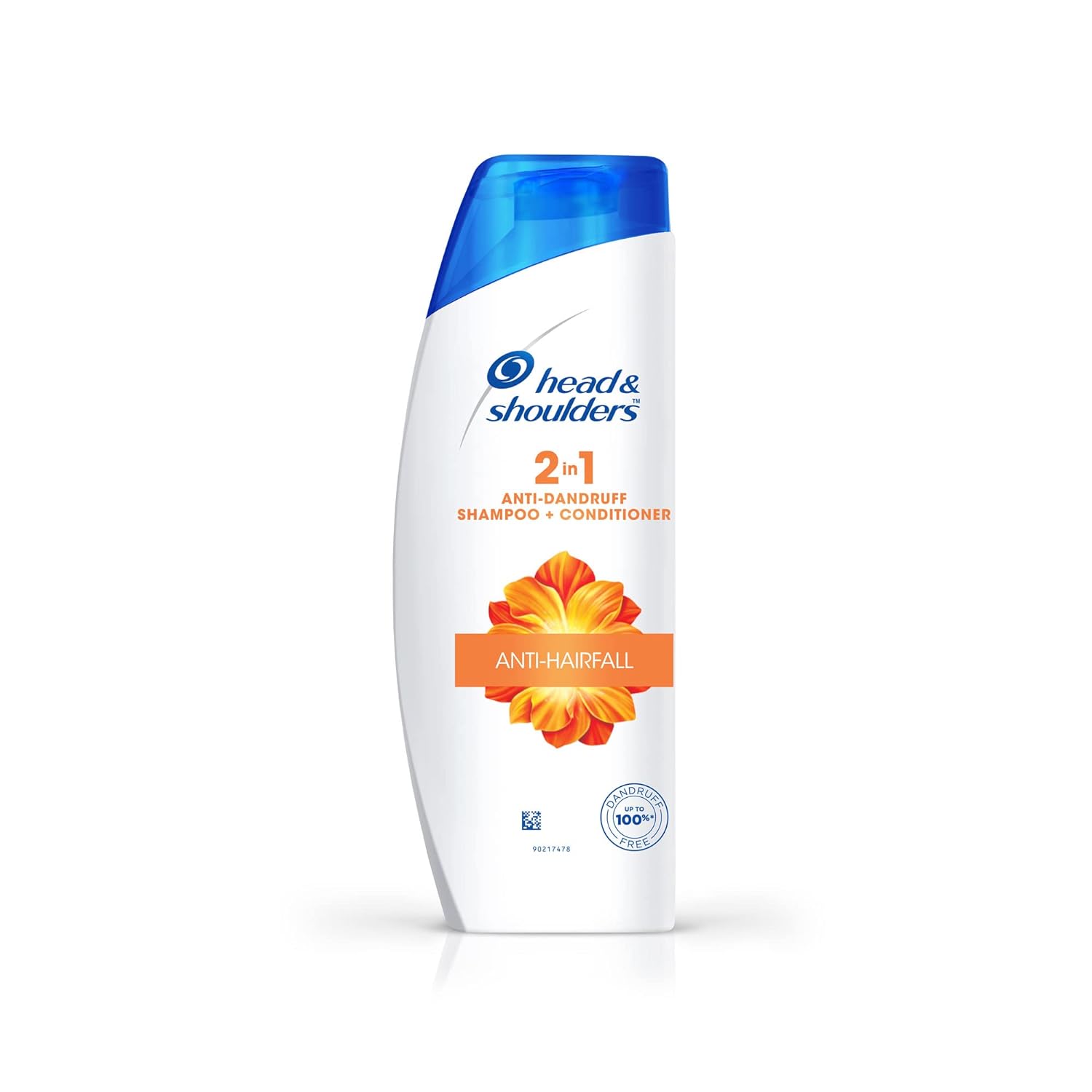 Head & Shoulders 2-in-1 Anti-Hairfall Anti-Dandruff Shampoo + Conditioner in One for Unisex, 400ml