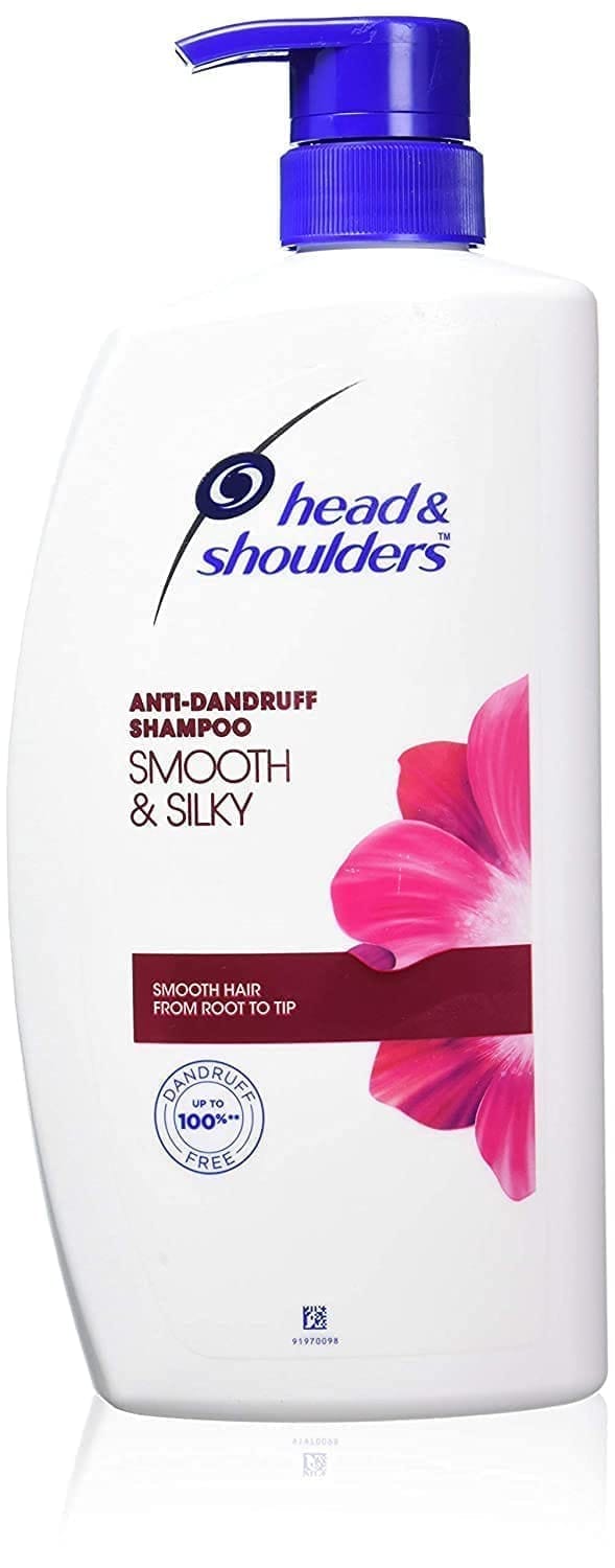 Head & Shoulders Smooth and Silky, Anti Dandruff Shampoo for Women & Men , 1 L