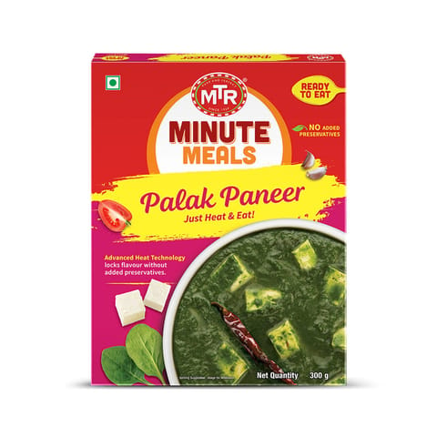 MTR Ready To Eat Palak Paneer 300 Gm